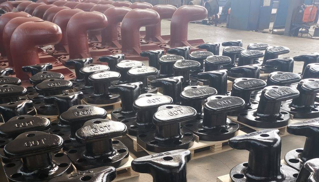 mooring bollards, marine bollards, t-head bollards