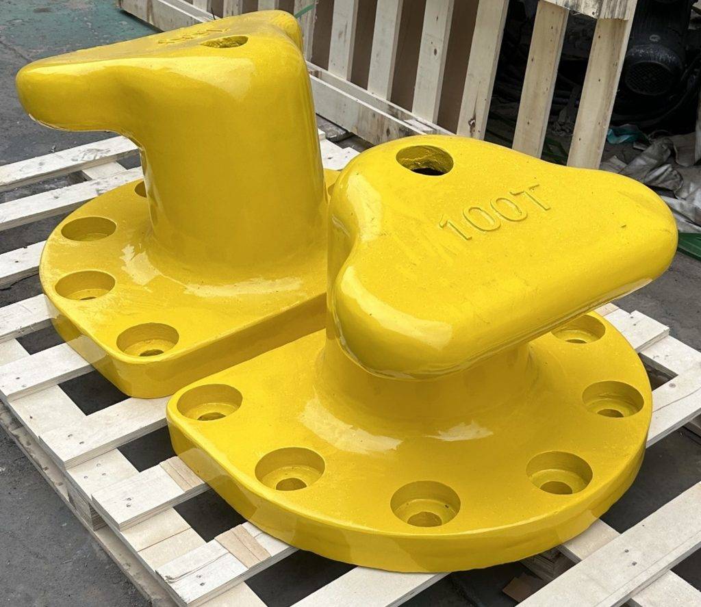 mooring bollards, marine bollards, t-head bollards