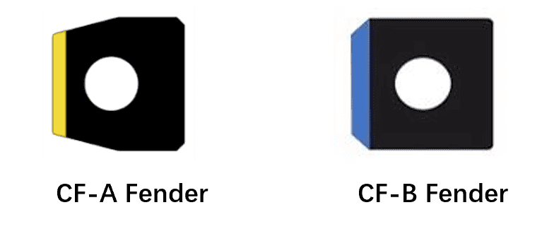 square fenders