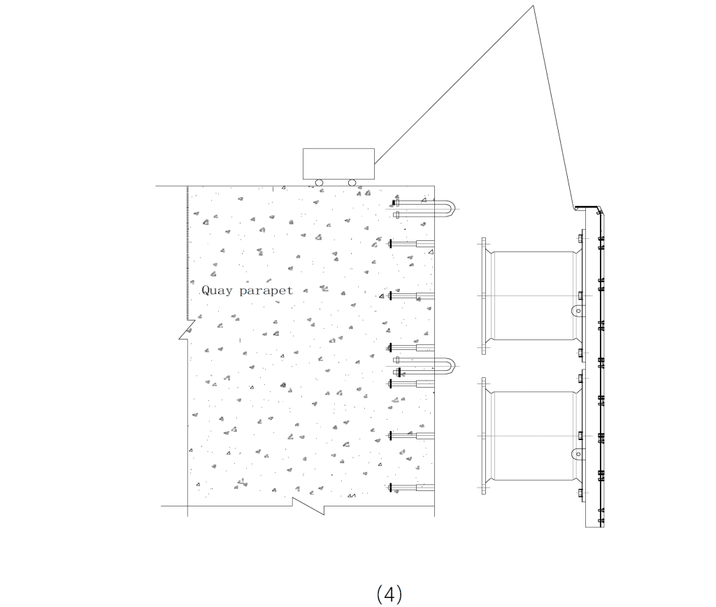 rubber fender installation
