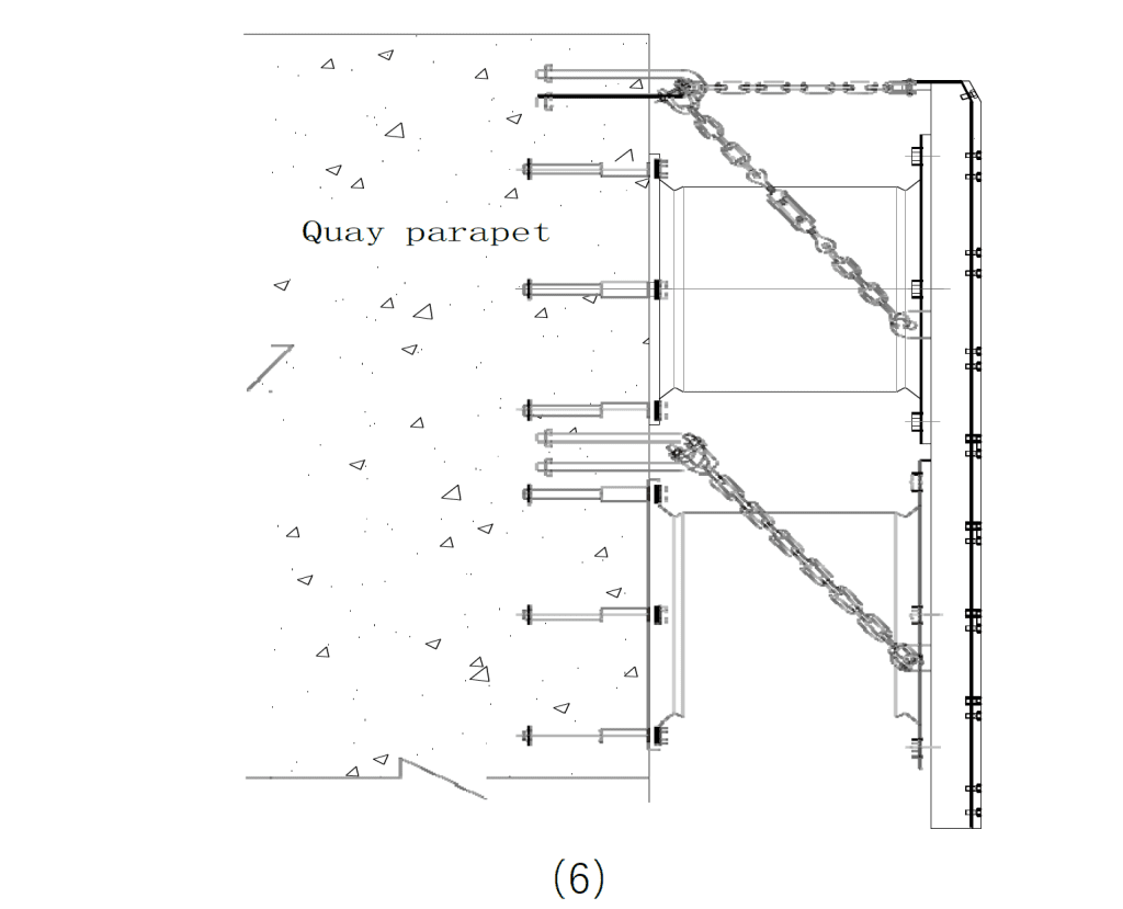 rubber fender installation